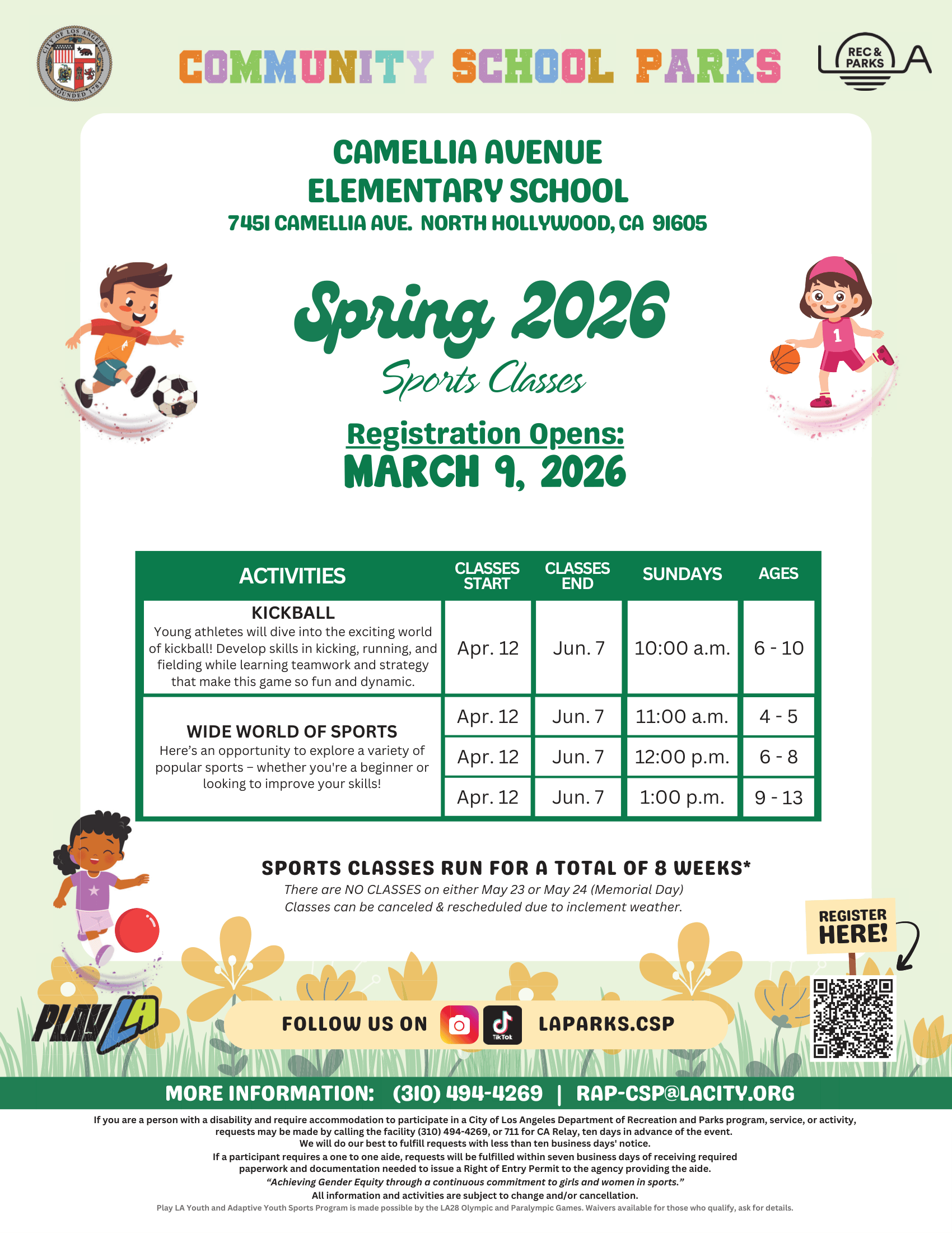 facility flyer