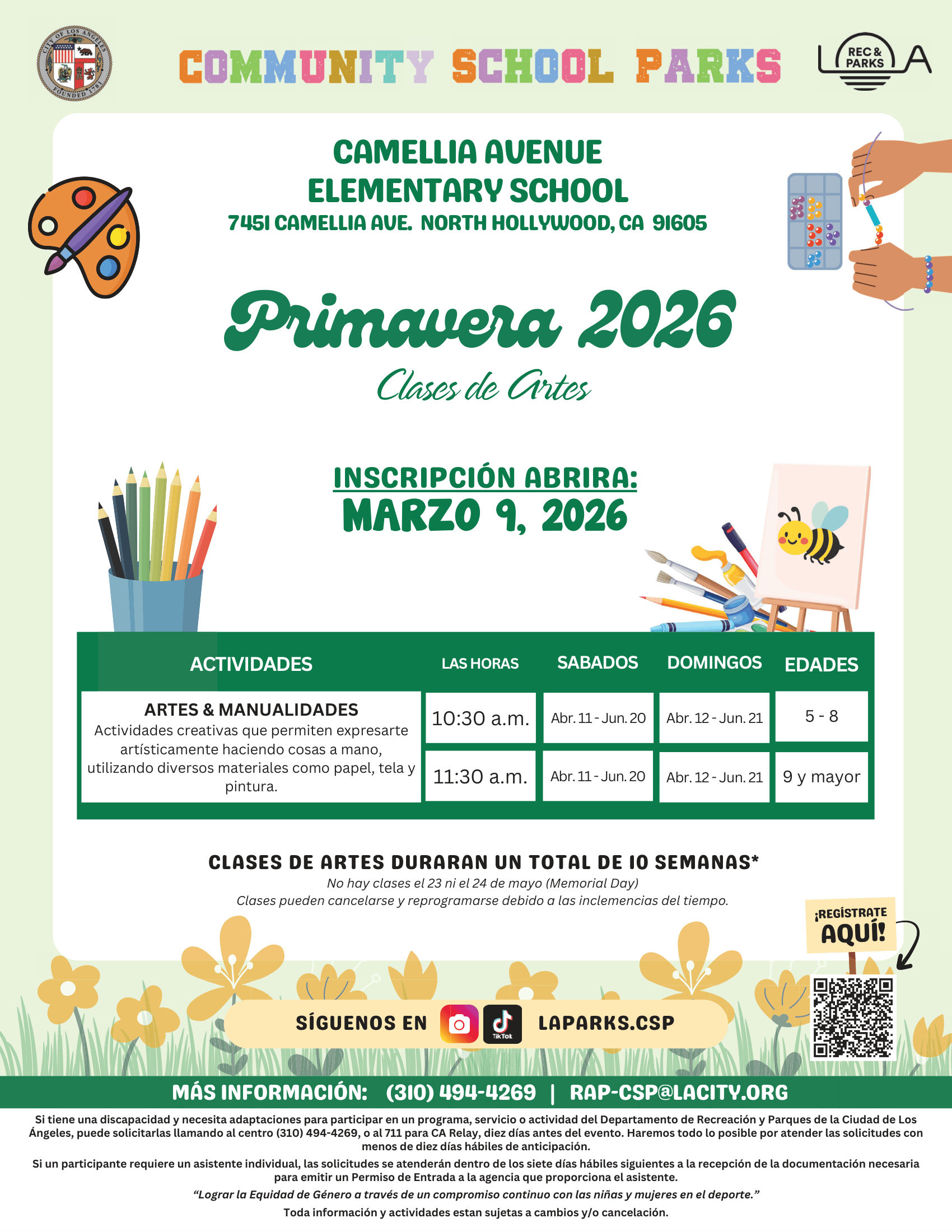 facility flyer