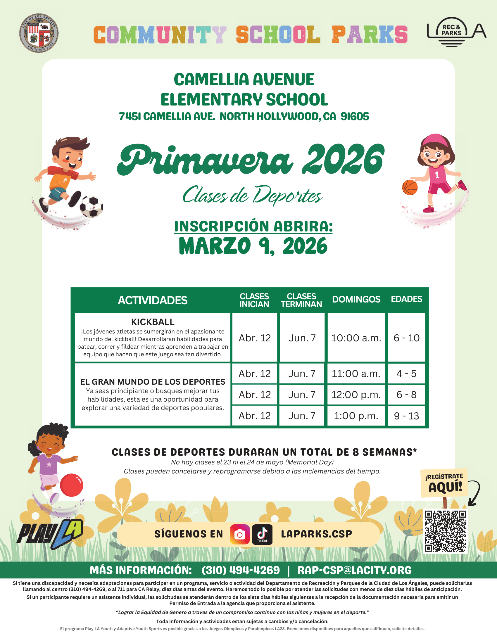 facility flyer