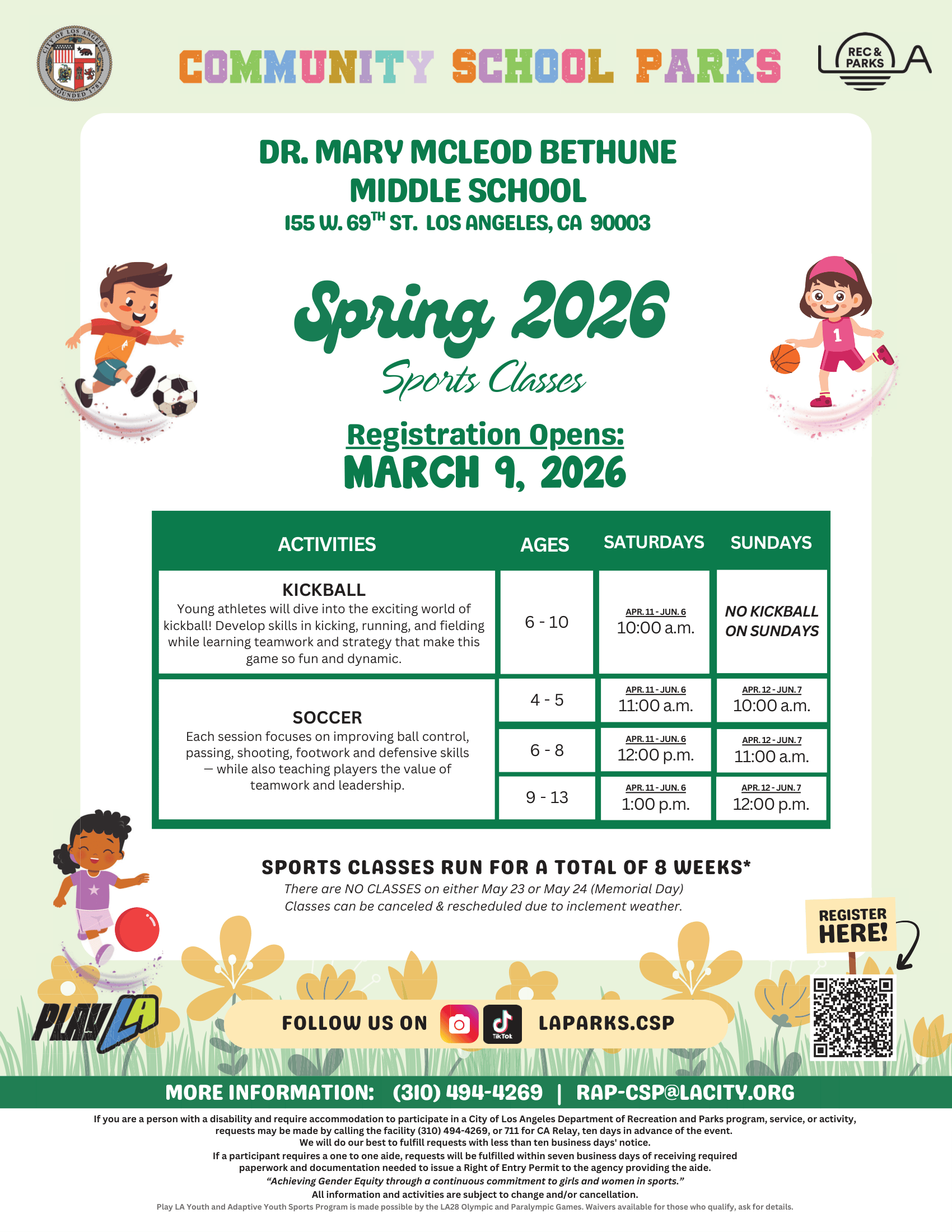 facility flyer
