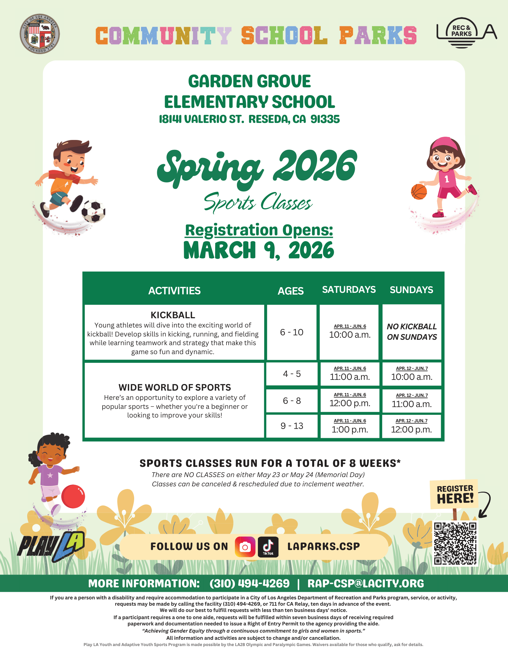 facility flyer