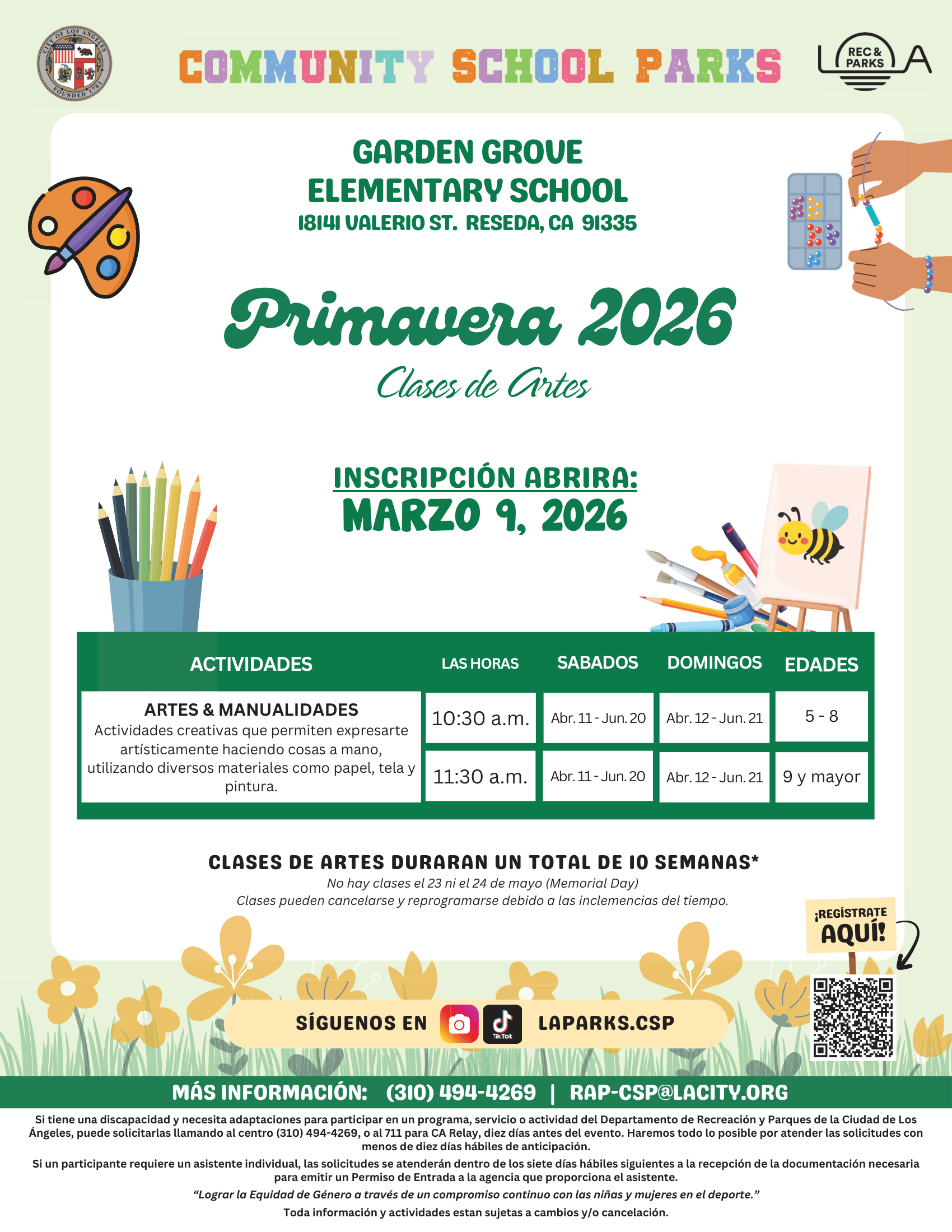 facility flyer