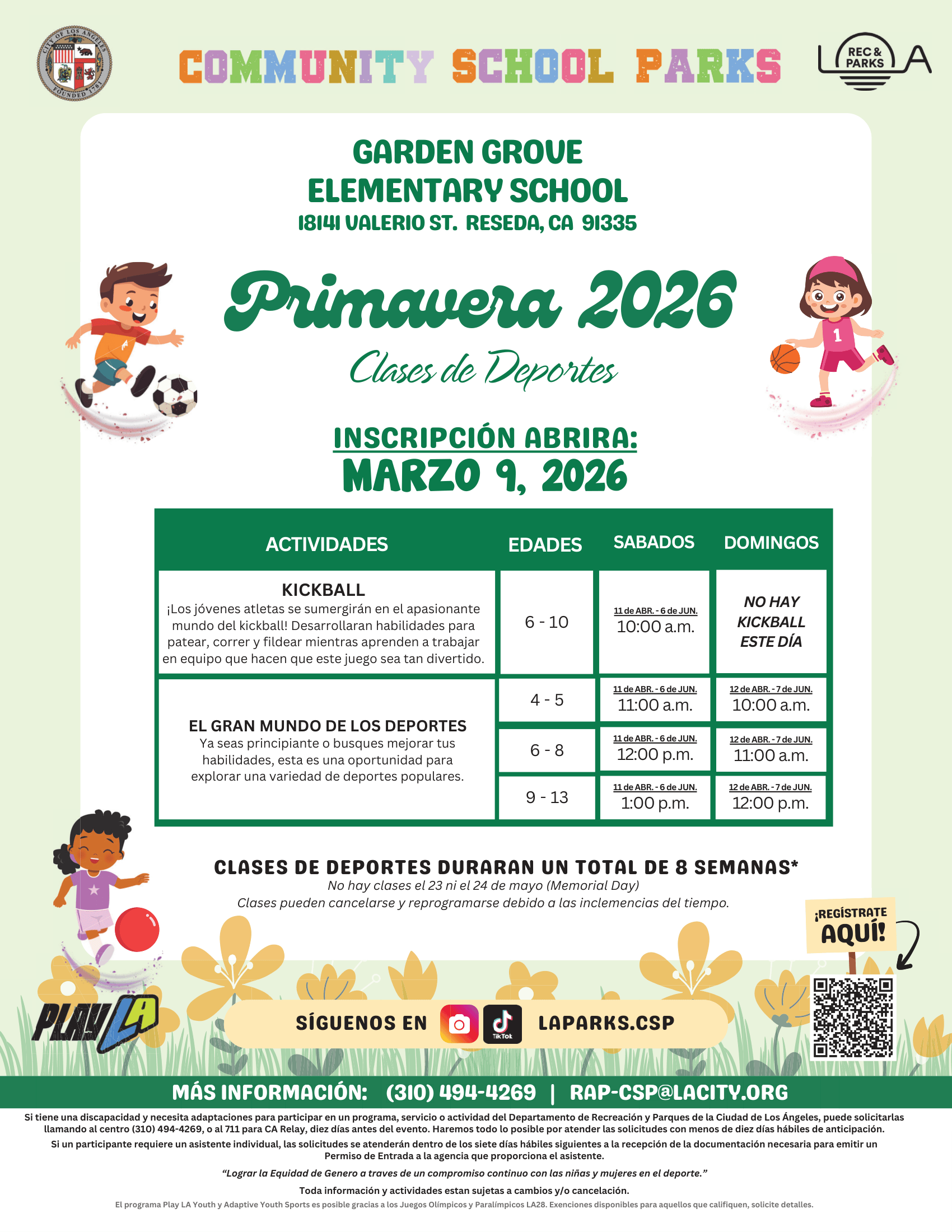 facility flyer