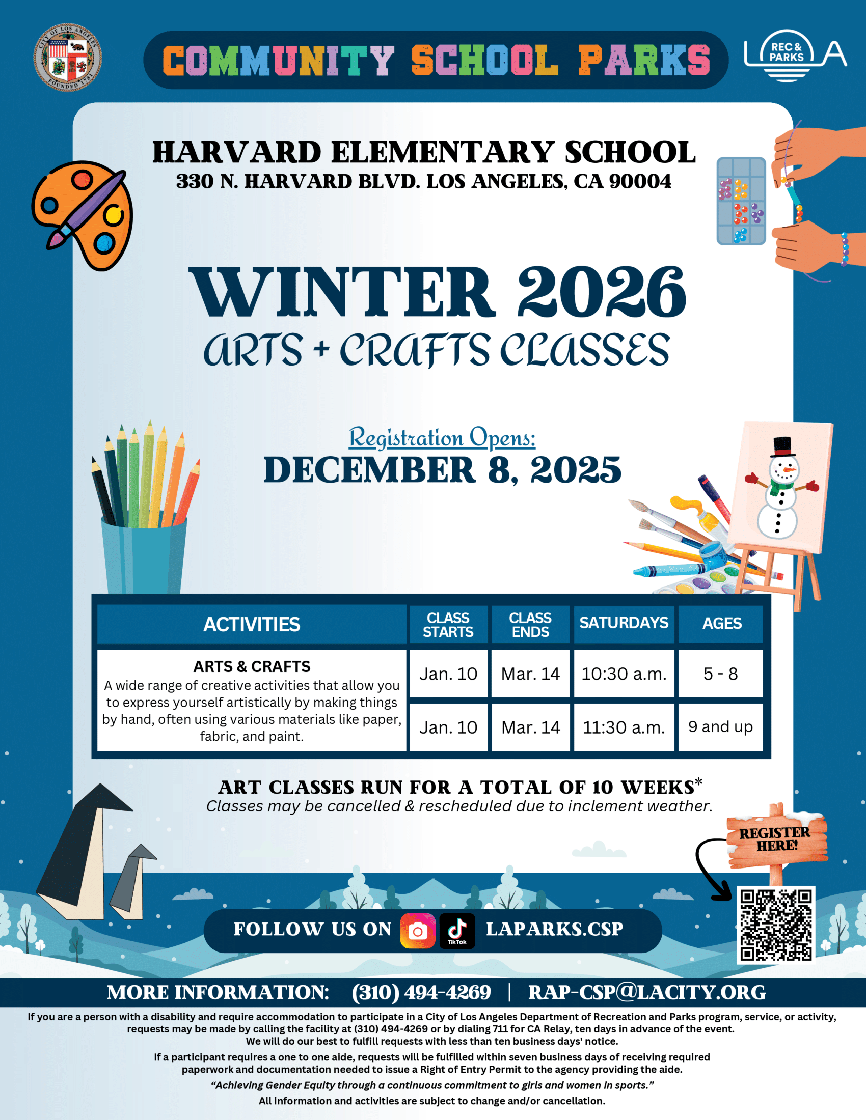 facility flyer