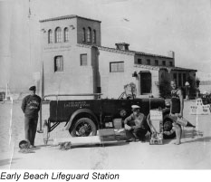 Early Beach Lifeguard Station