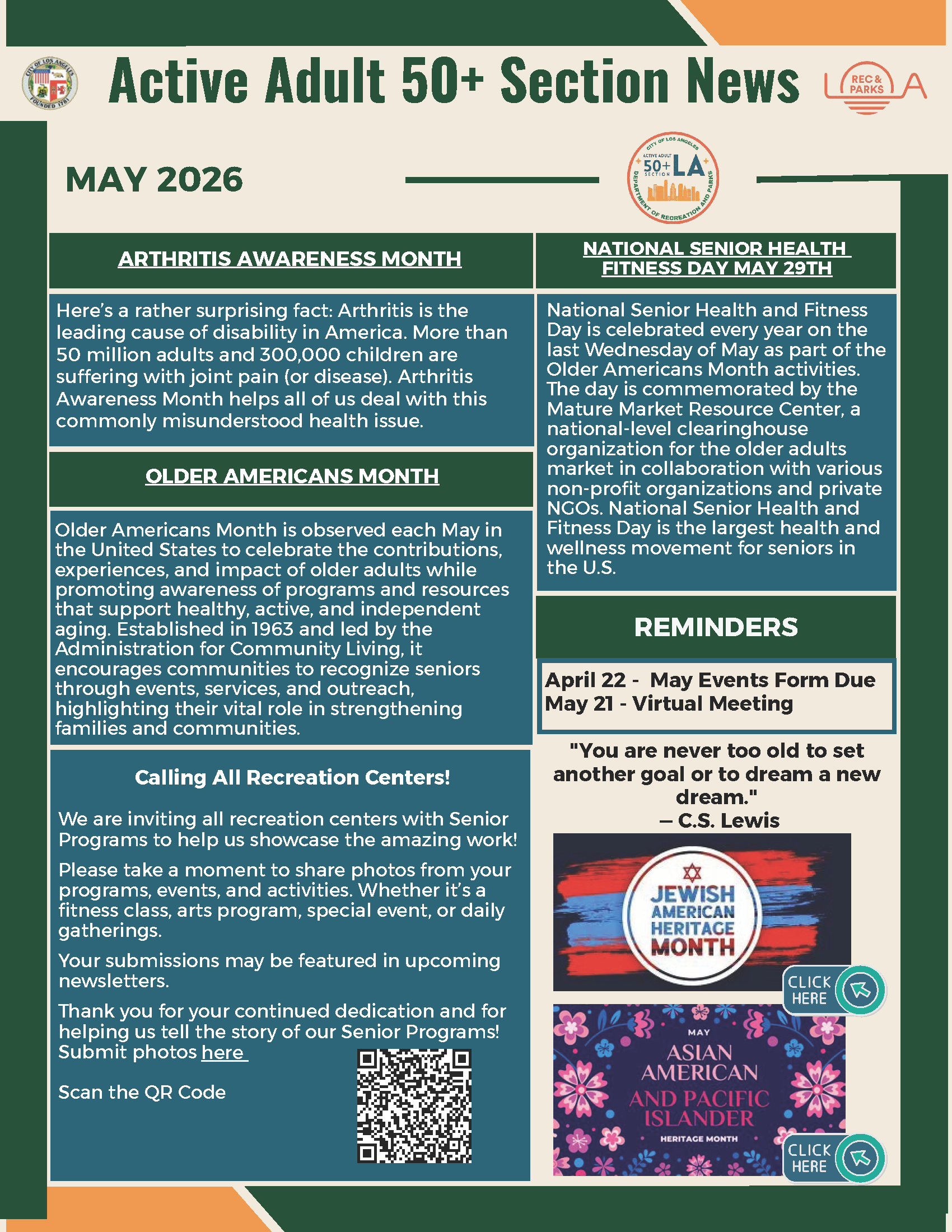 facility flyer