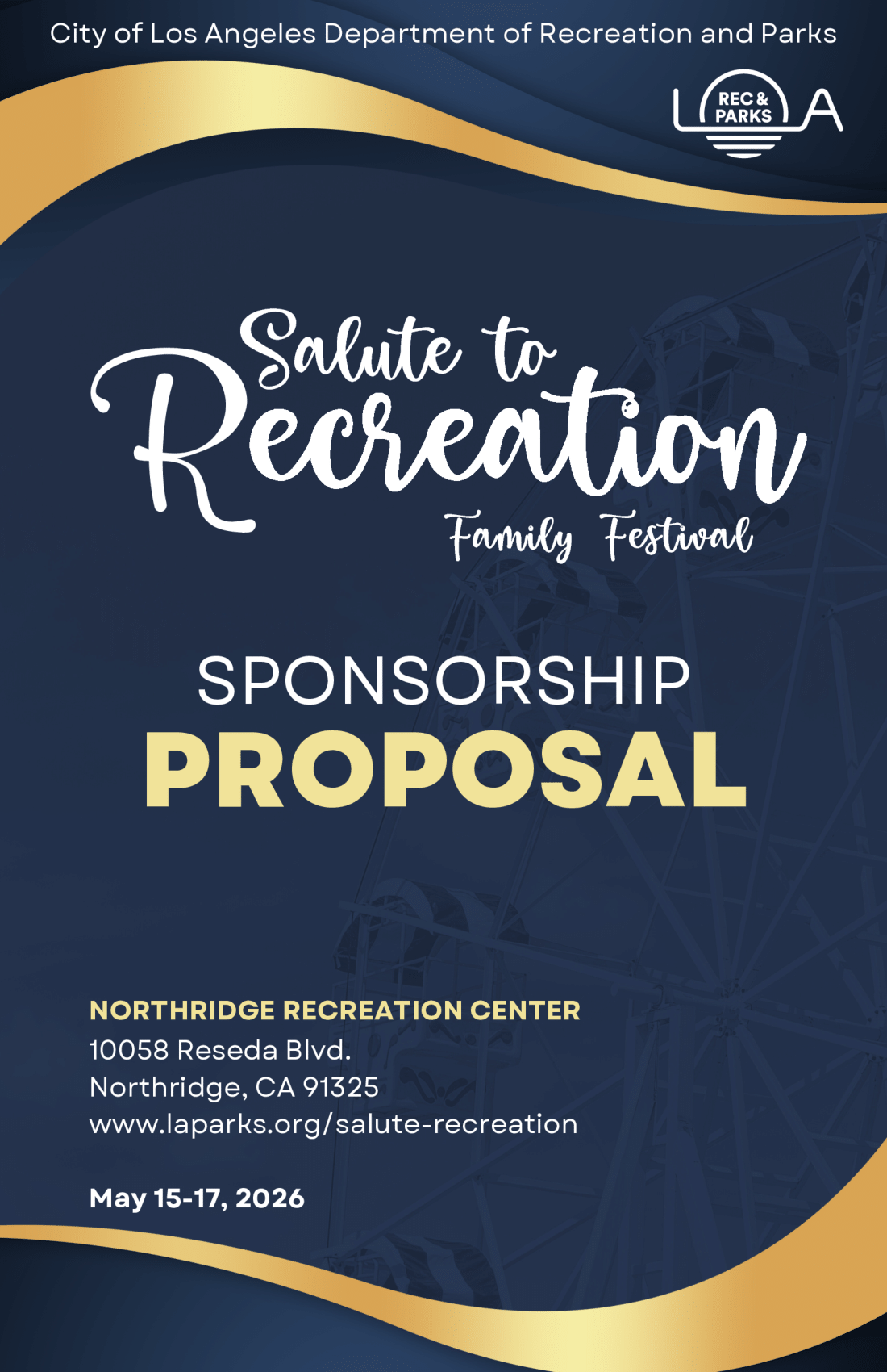 Salute to Recreation Flyer 2