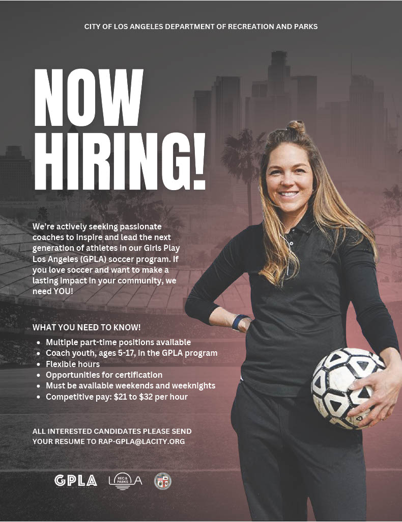 GPLA Hiring Soccer Coaches